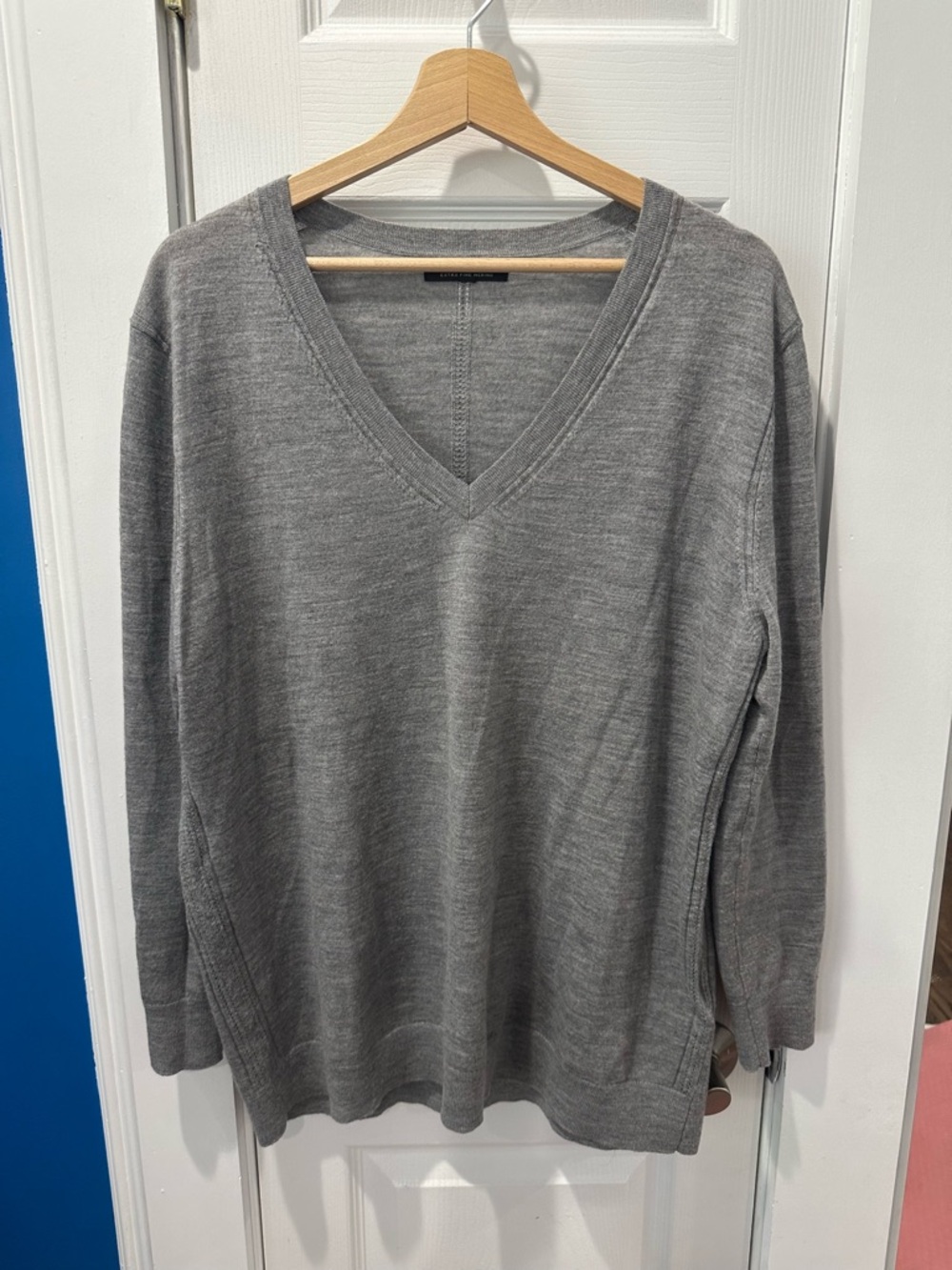 Banana Republic Extra Fine Merino Wool Sweater | Ultra Soft Luxury Knit | XL